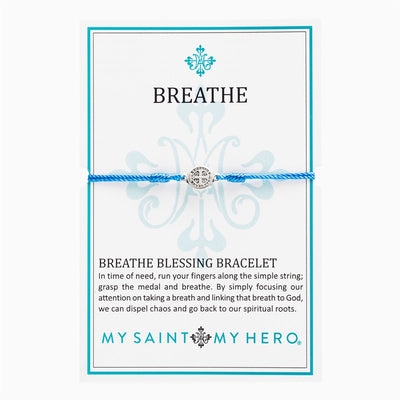 Blue Breathe Blessing Bracelet