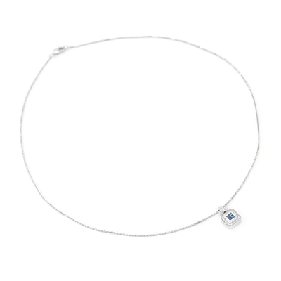 Sapphire & Diamond Necklace-229388