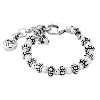Pearl Baby Bracelet with Charm 342890