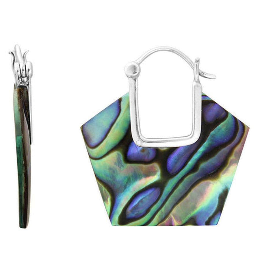 Abalone Shell Cinque Earrings