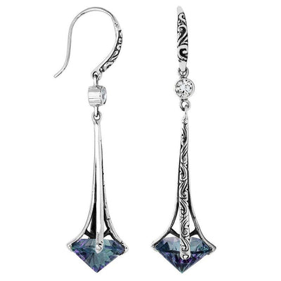 Elegant Gemstone Drop Earrings