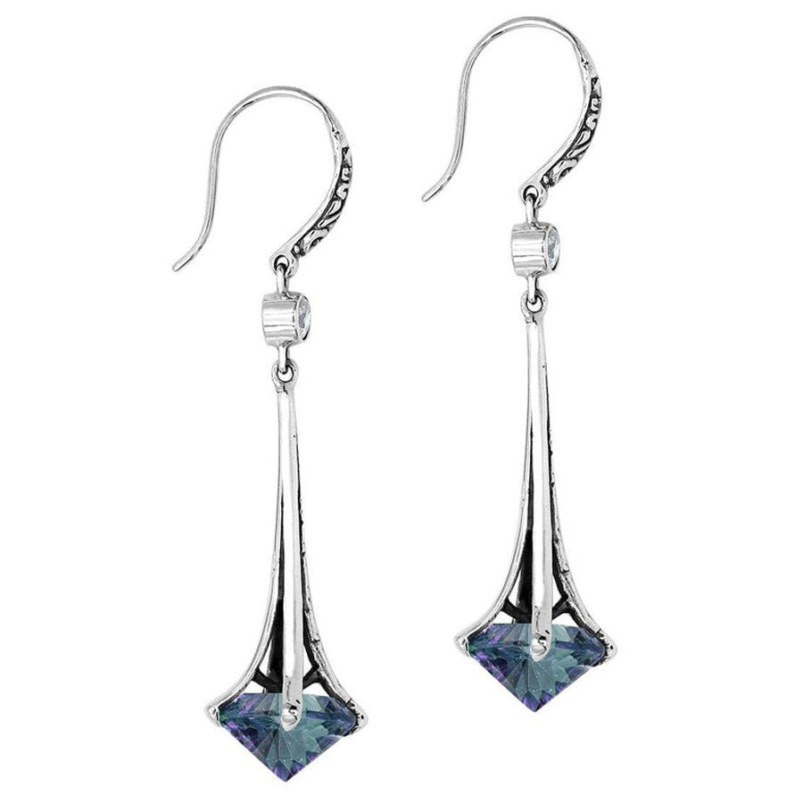 Elegant Gemstone Drop Earrings