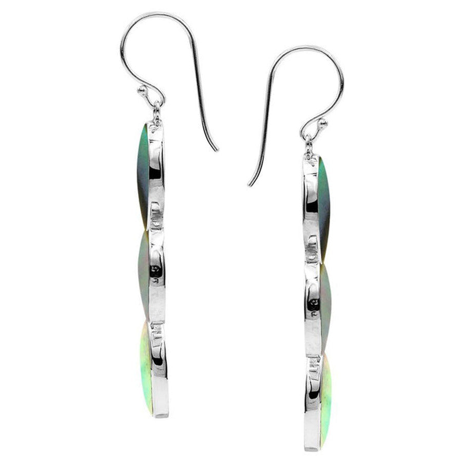 Four Stone Oval Earrings