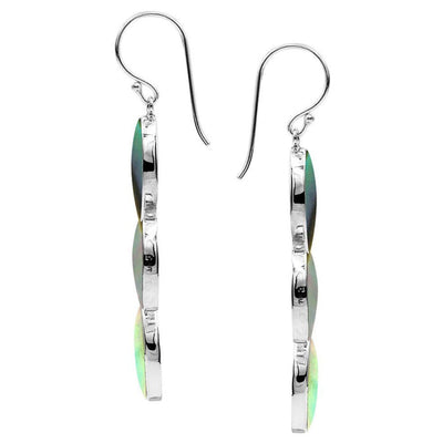 Four Stone Oval Earrings