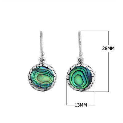 Abalone Shell Drop Earrings