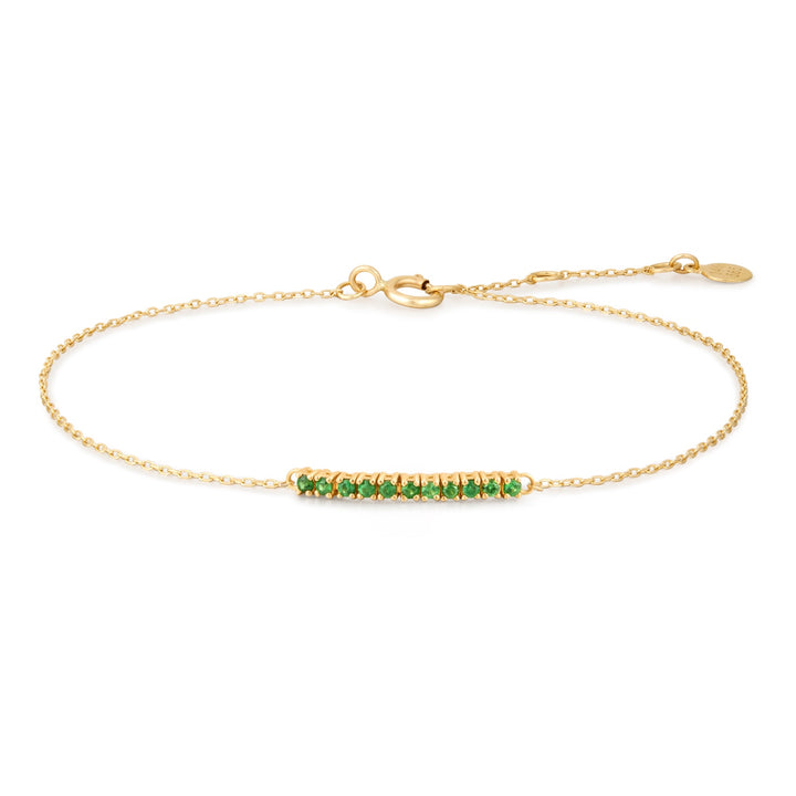 GLIMMER | Tsavorite Bracelet – Elisa Ilana