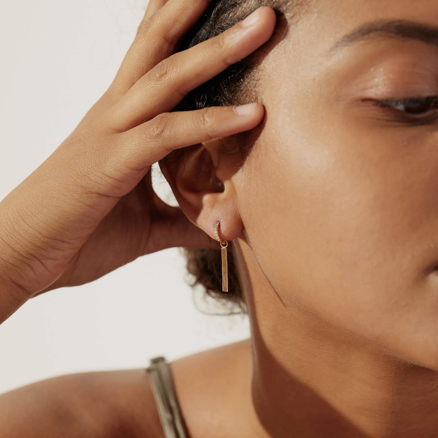 JOURNEY | Engravable Bar Earring Charm