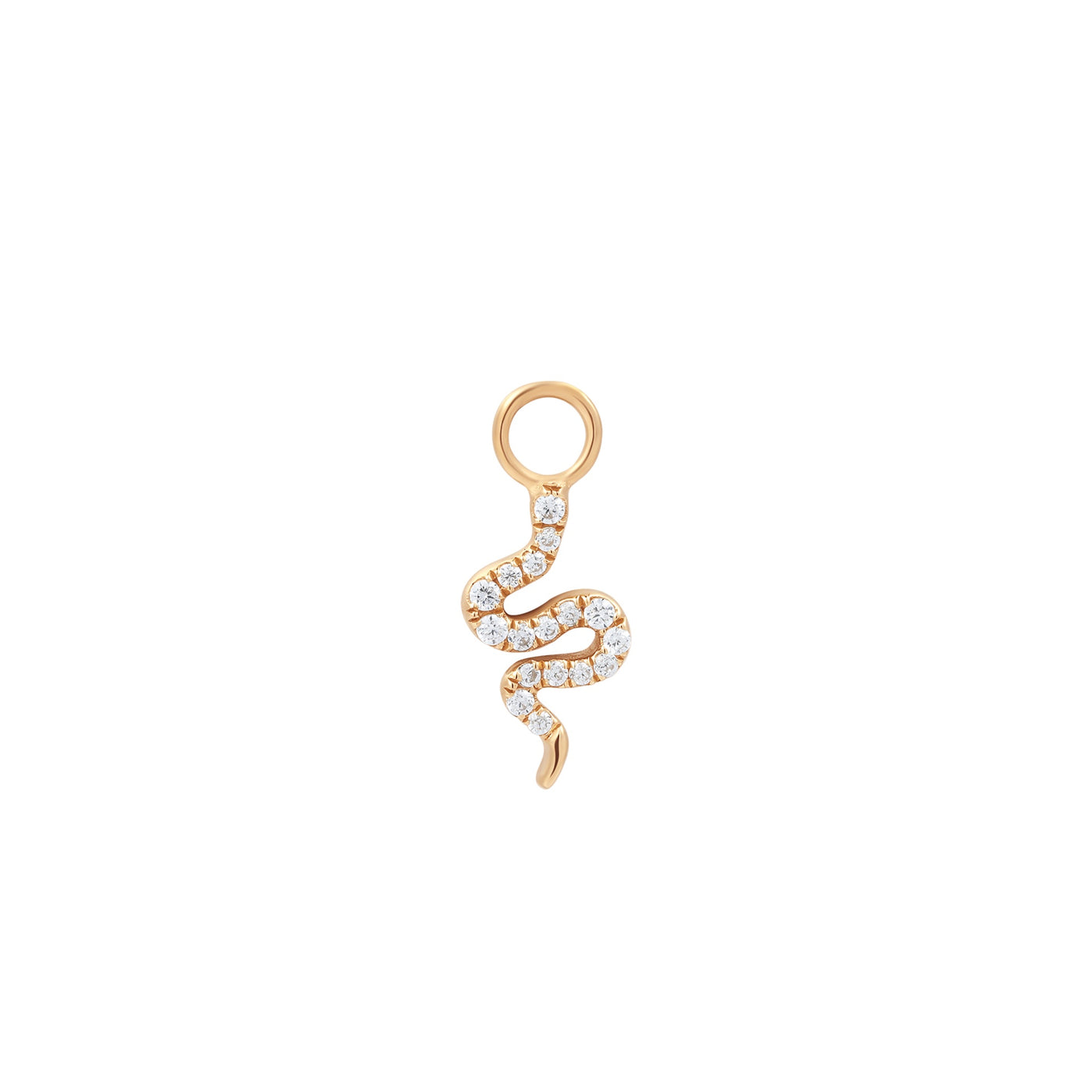 NEFERTITI | Diamond Snake Earring Charm