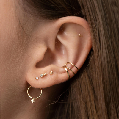 KELLY | Single Twist Ear Cuff