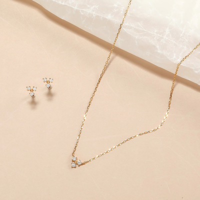CLOVER | Diamond Studs