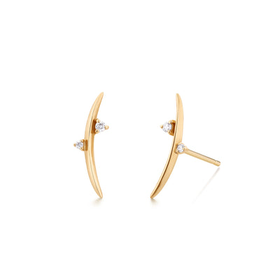 DORA | Diamond Arc Earrings