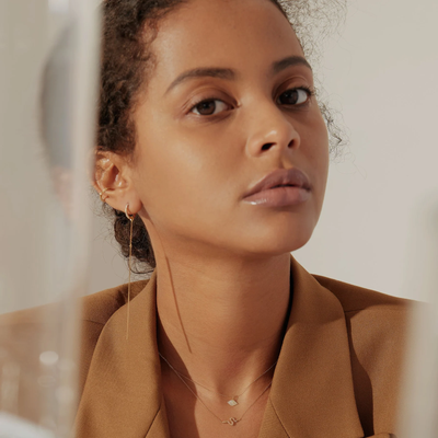 HELENE | Opal & Diamond Evil Eye Pendant