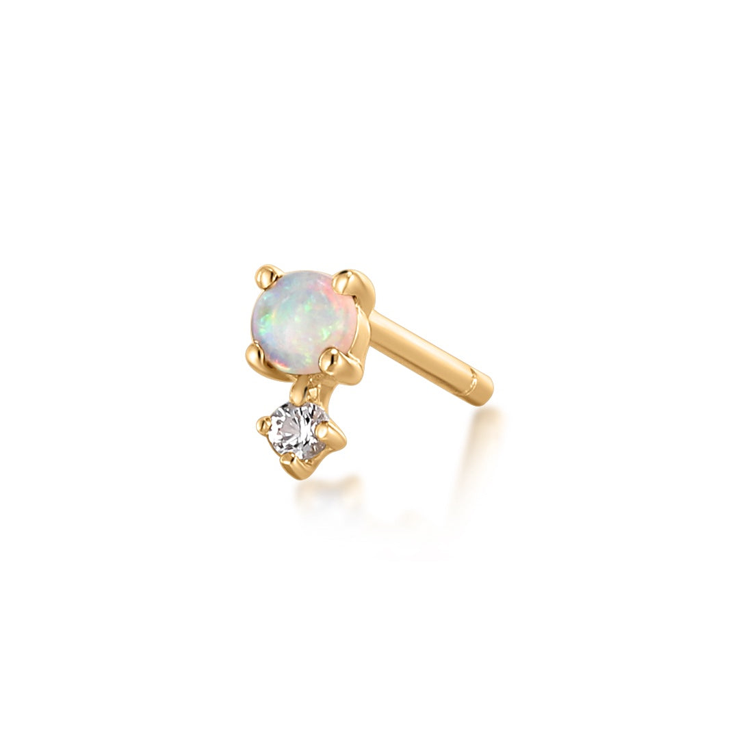 Birthstone Stud Earring