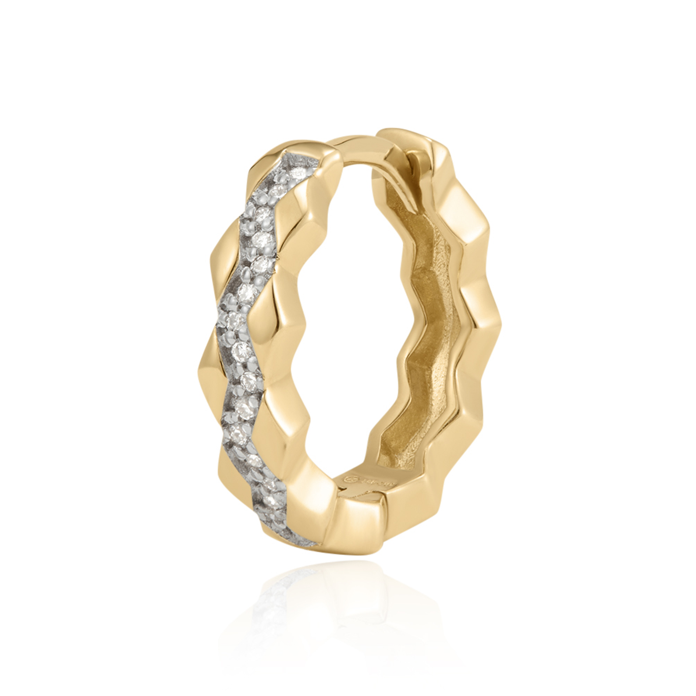 BLAINE | Lab-Grown Diamond Huggie Hoop