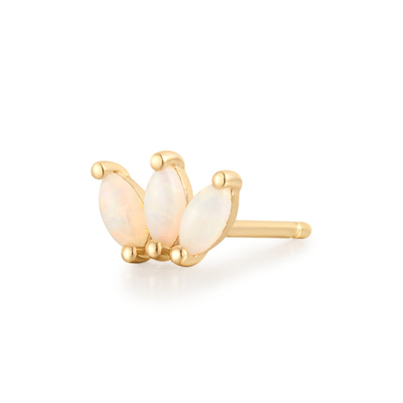 BLOOM | Triple Opal Stud Earring