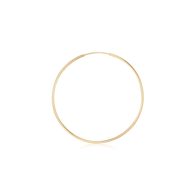 Jennifer | Large Endless Single Hoop Earring