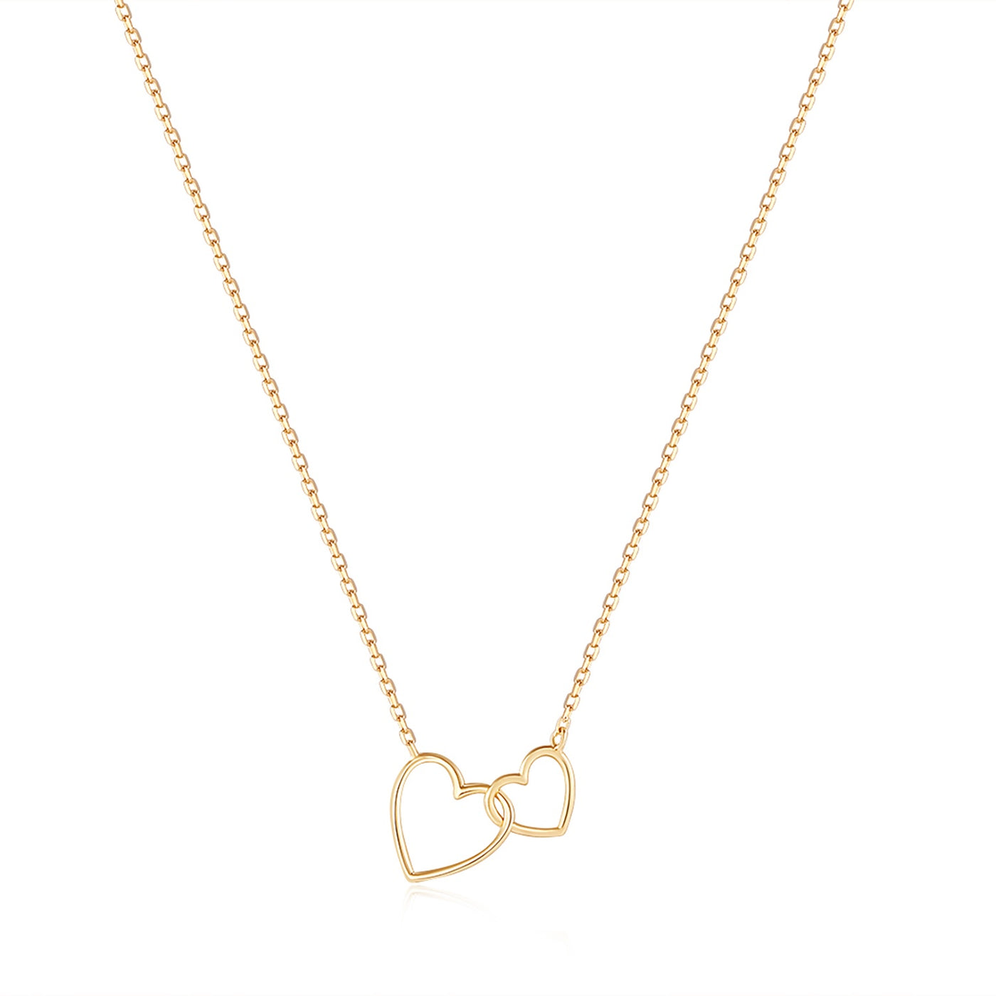 JULLIETTE | Interlocked Hearts Necklace