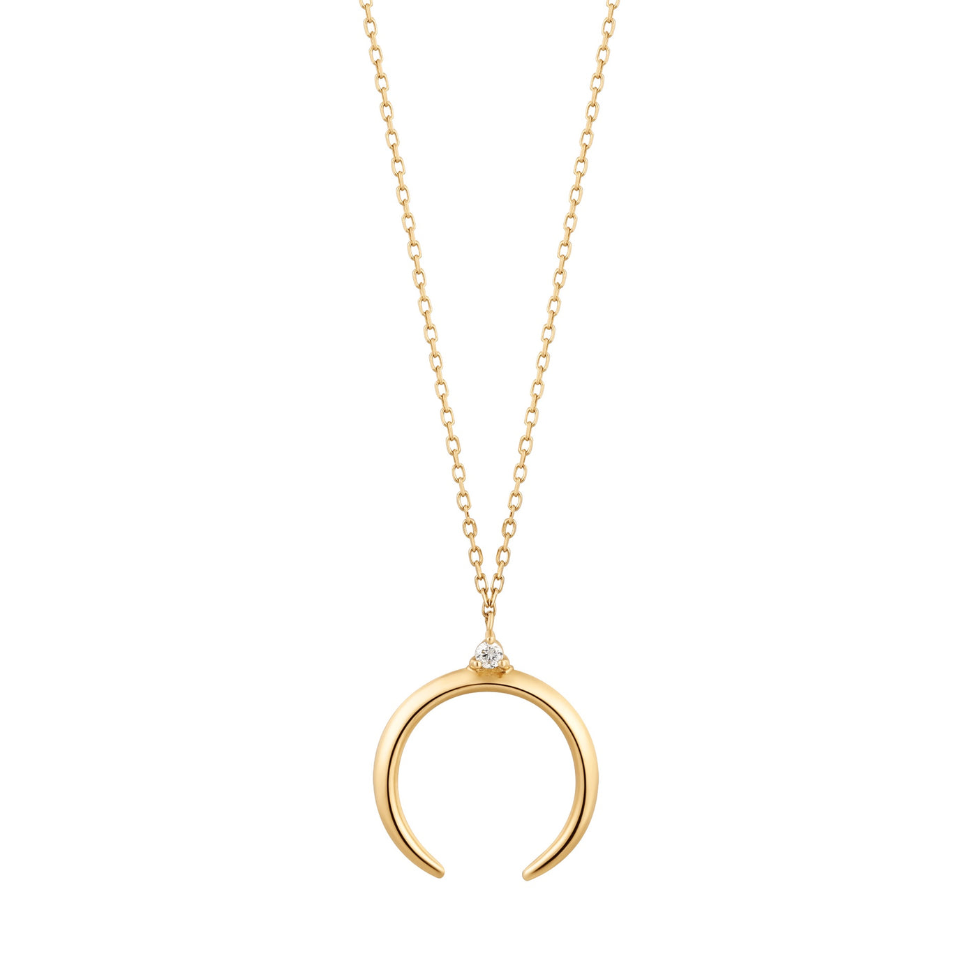 GLORIA | Diamond Arc Necklace