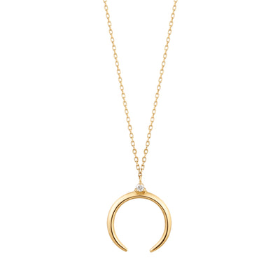 GLORIA | Diamond Arc Necklace