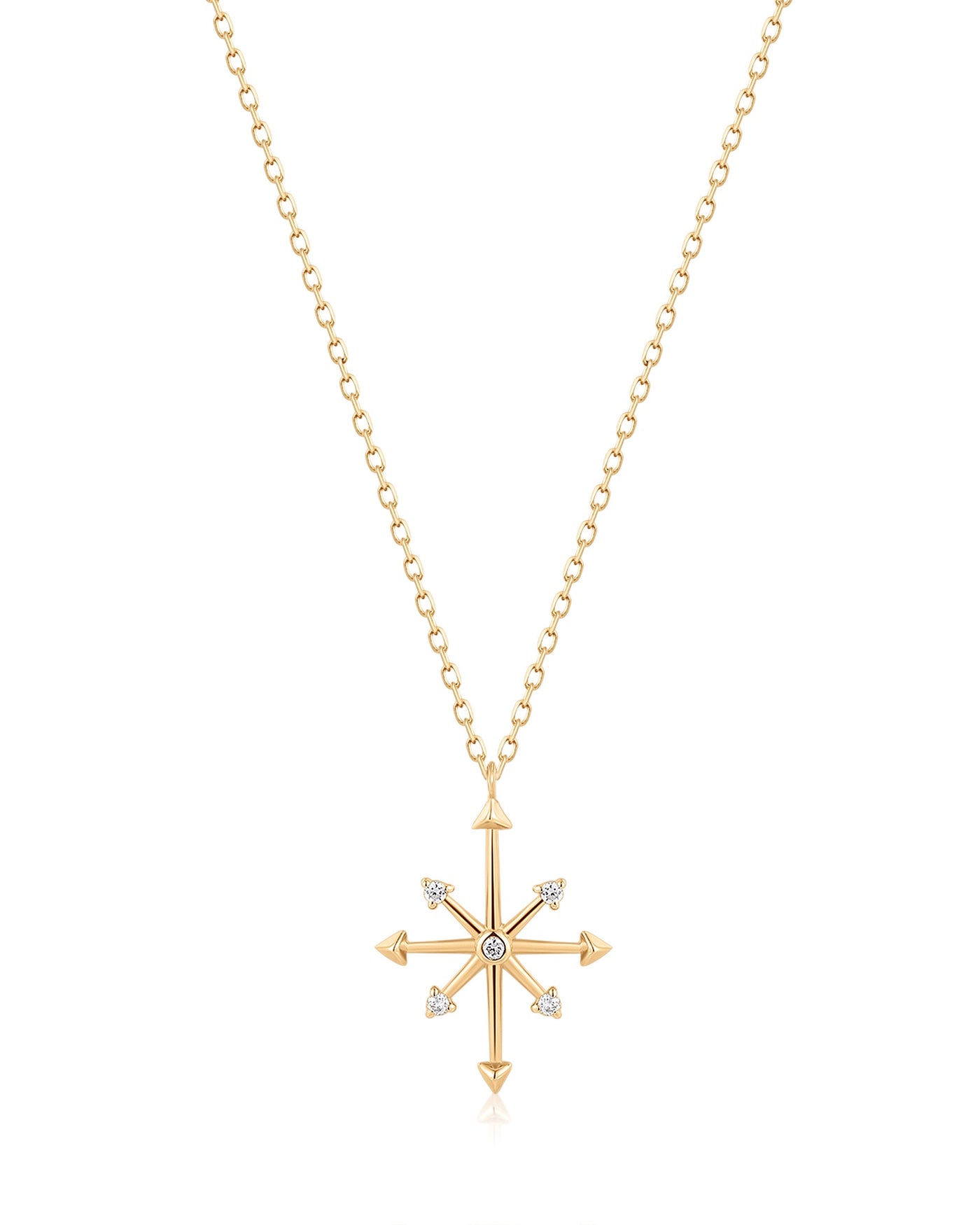 CANDIE | Diamond Octagram Star Necklace