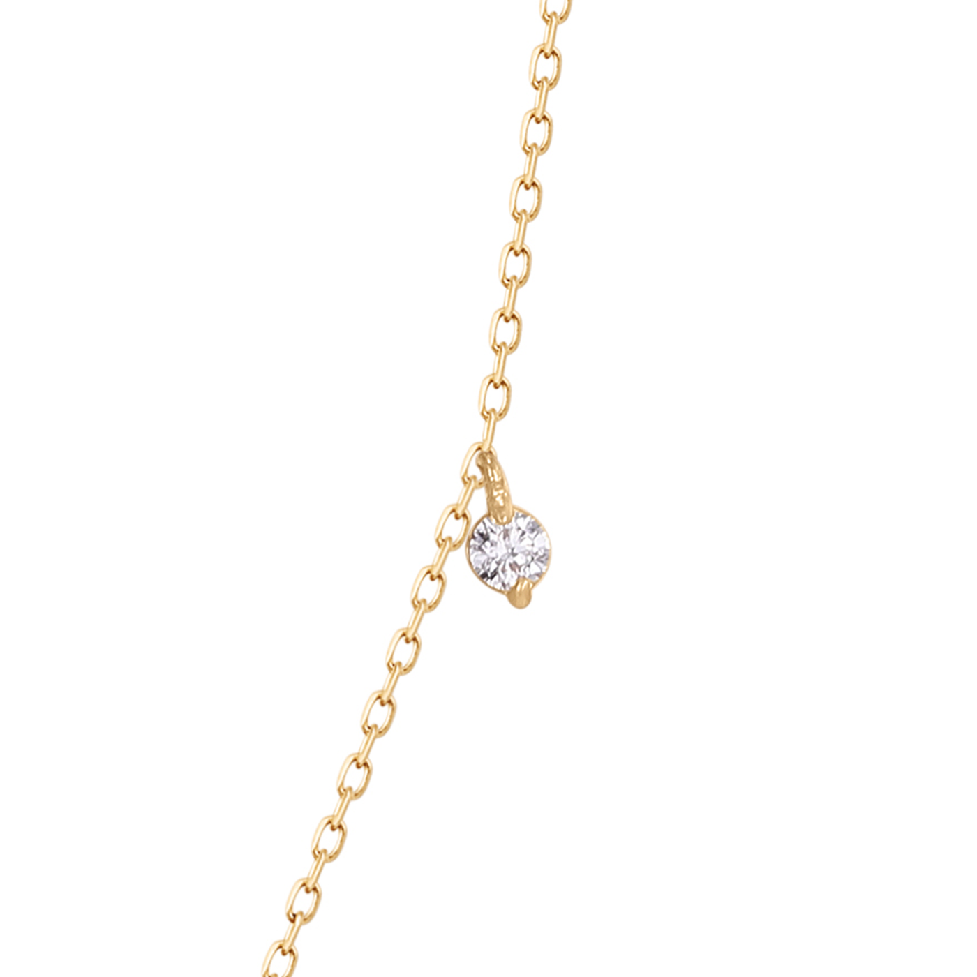 CRESSIDA | Floating Triple Diamond Necklace