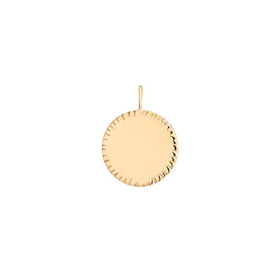 FAITH | Engravable Round Disk Charm