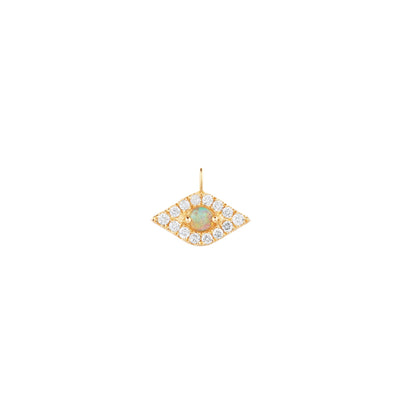 HELENE | Opal & Diamond Evil Eye Pendant