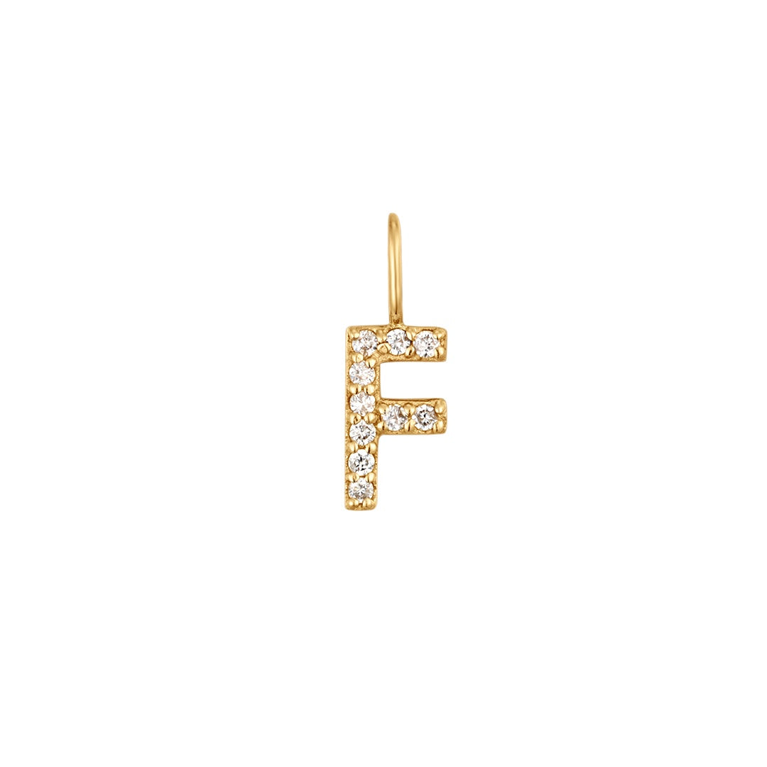 F | Diamond Initial Charm
