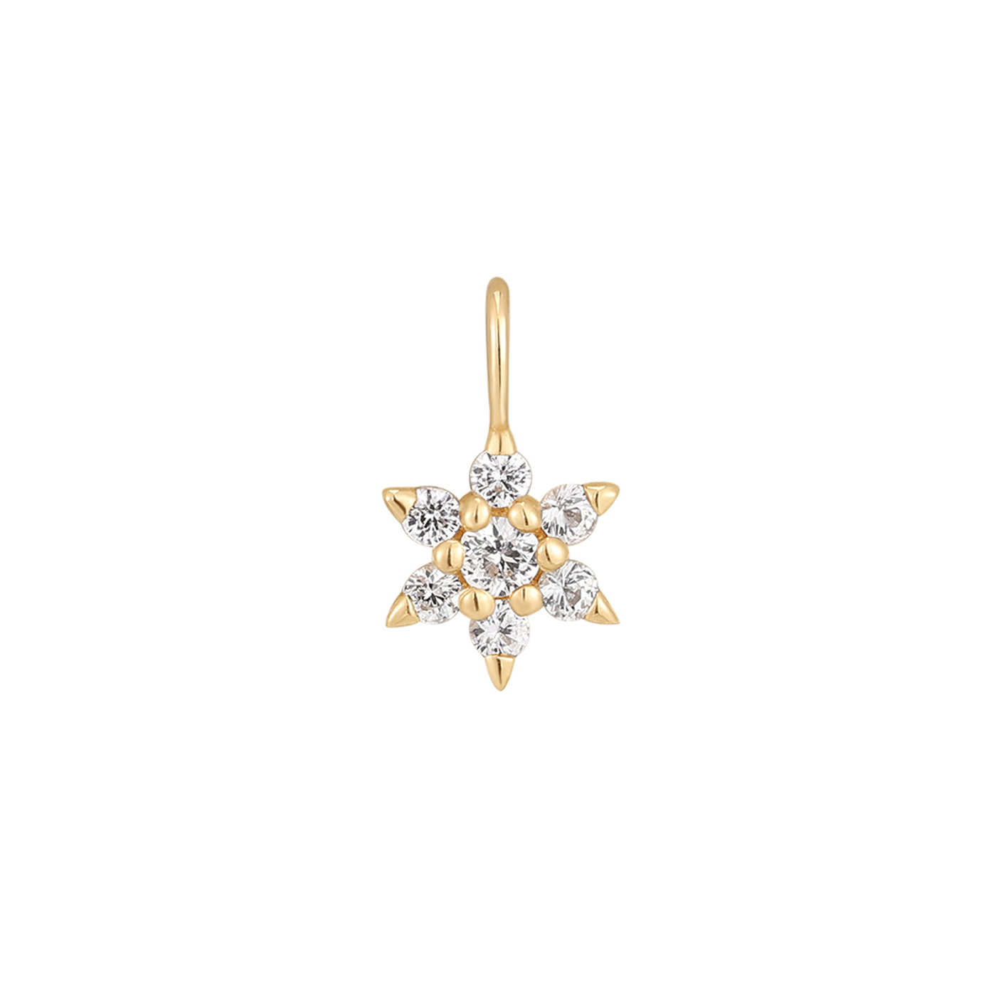 WISH | Six-sided White Sapphire Star For Keeps Charm