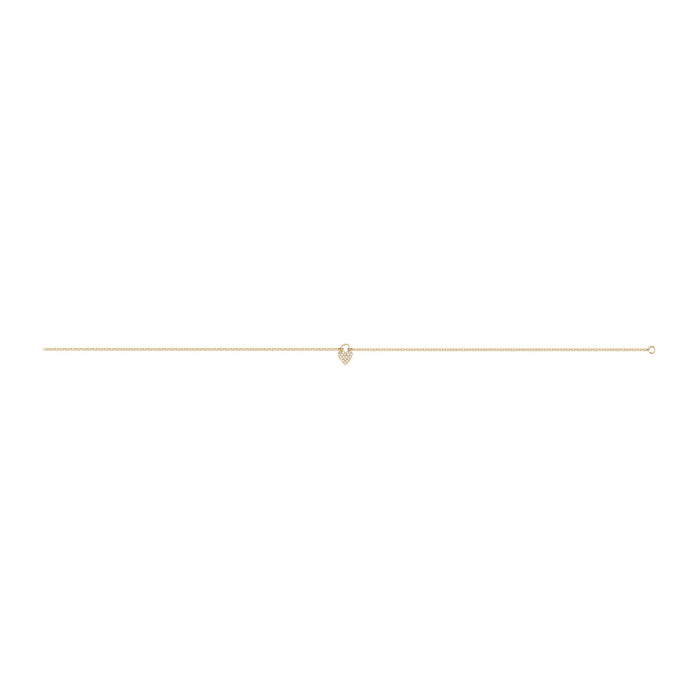 MILLIE | Lab Grown Diamond Heart For Keeps Bracelet