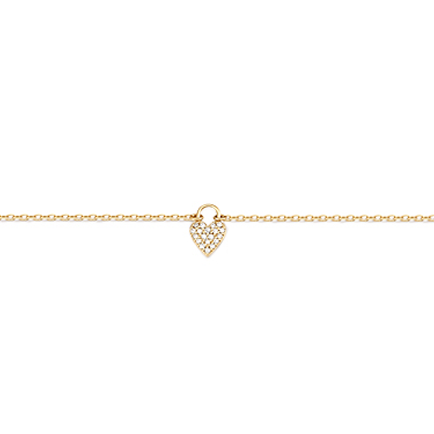 MILLIE | Lab Grown Diamond Heart For Keeps Bracelet