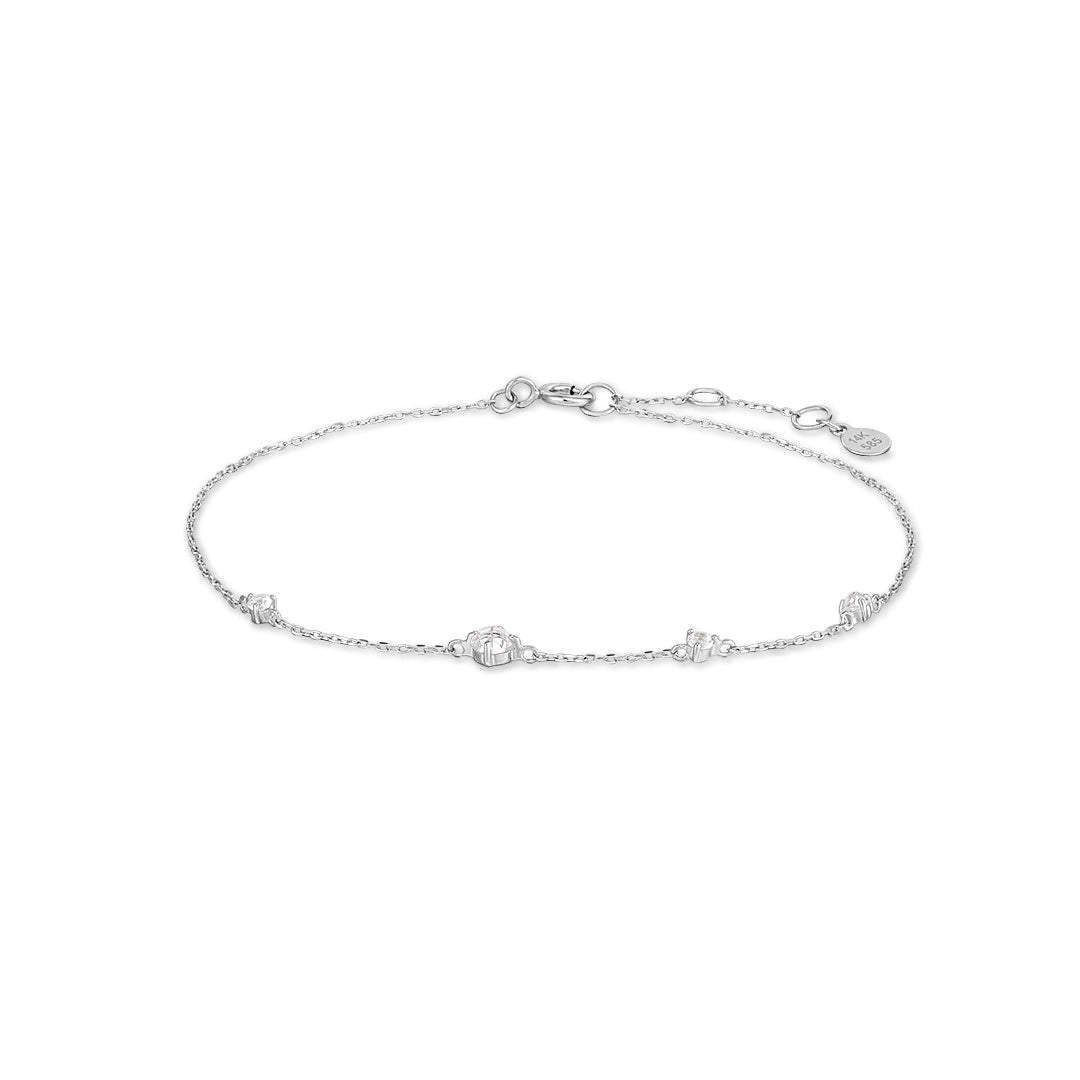 MATILDA | Rose Cut White Sapphire Bracelet