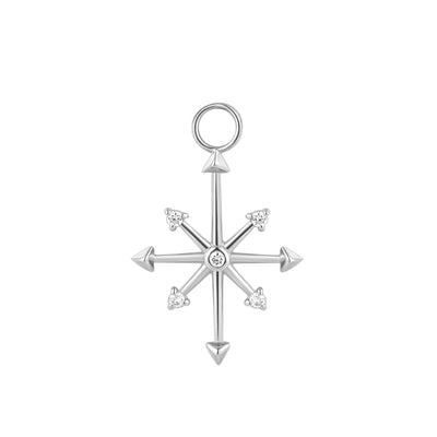CANDIE | Diamond Octagram Star Earring Charm