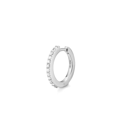 OLA | Single Diamond Pave Huggie