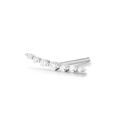 MONICA | Single Diamond Bar Stud