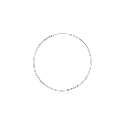 Jennifer | Large Endless Single Hoop Earring