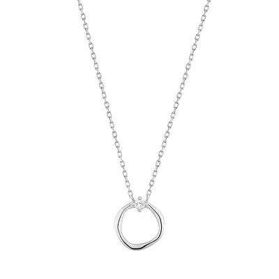 LILLIAN | Diamond Circle Necklace