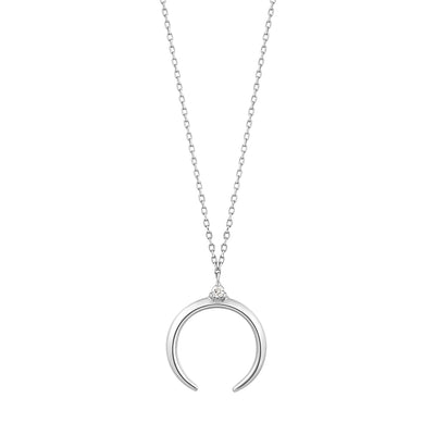GLORIA | Diamond Arc Necklace