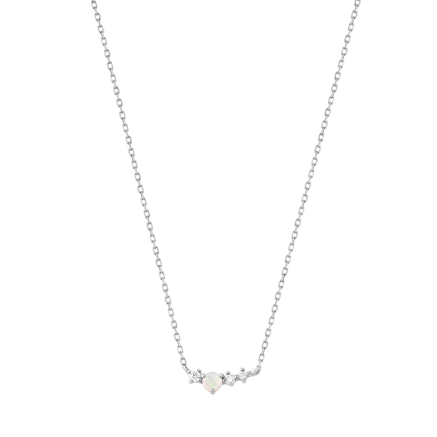 VENUS | Opal and Diamond Necklace