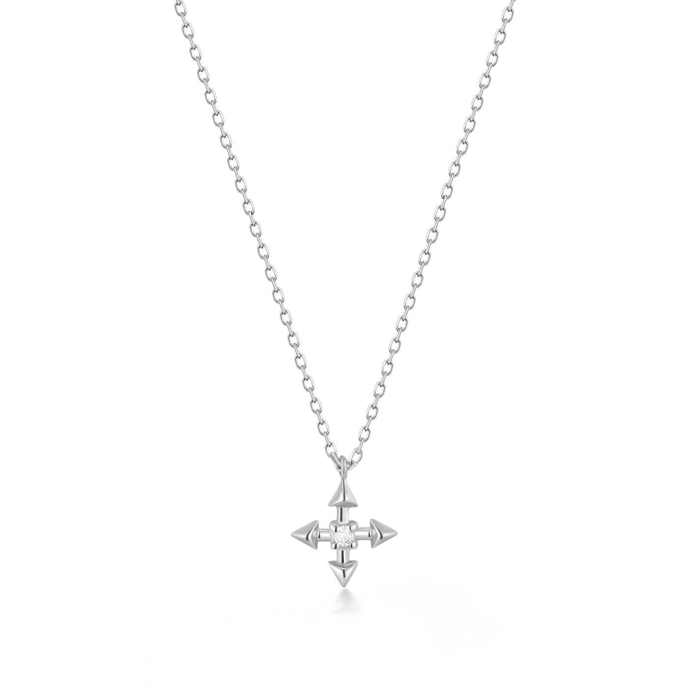 LIESE | Diamond Compass Necklace