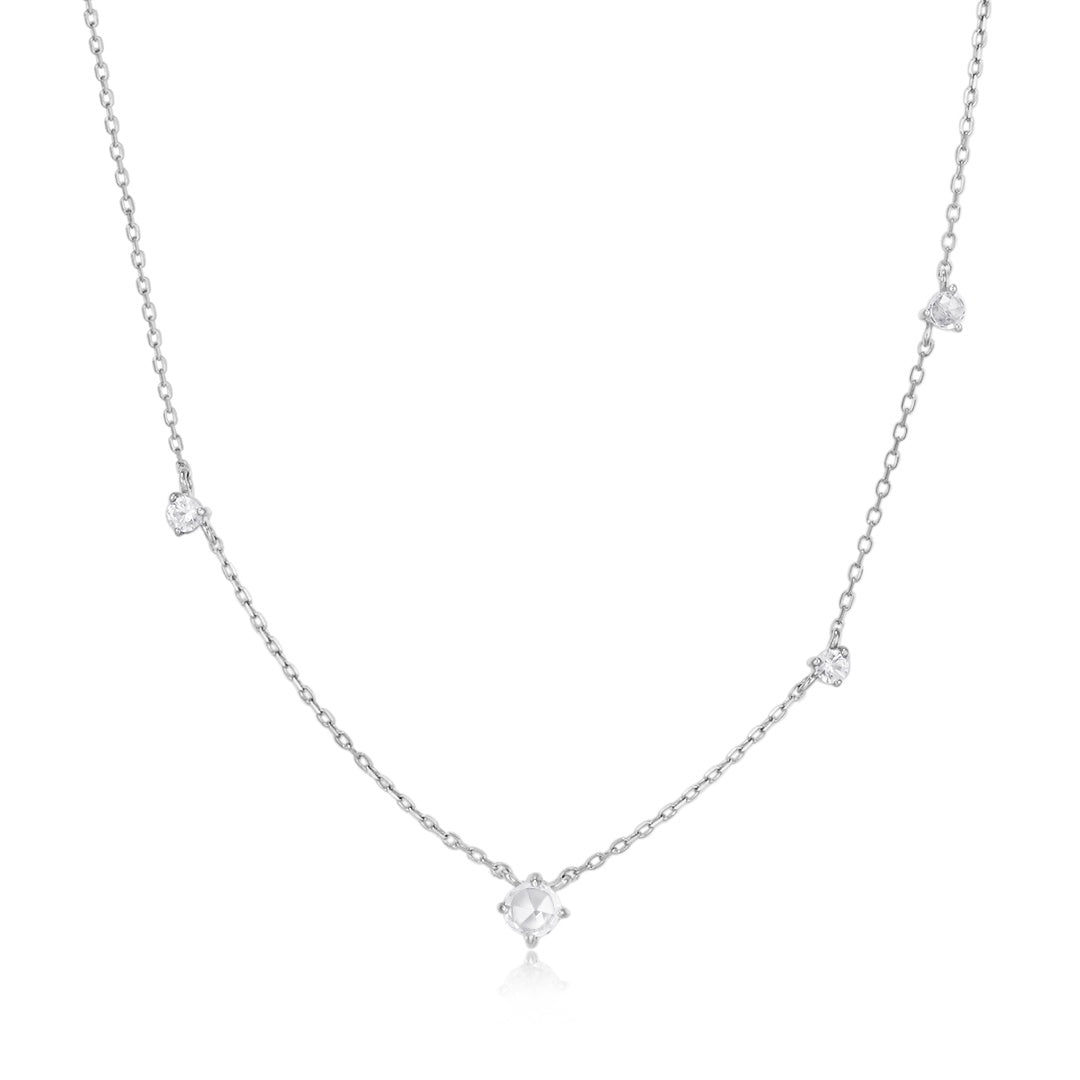 EDITH | White Sapphire Necklace