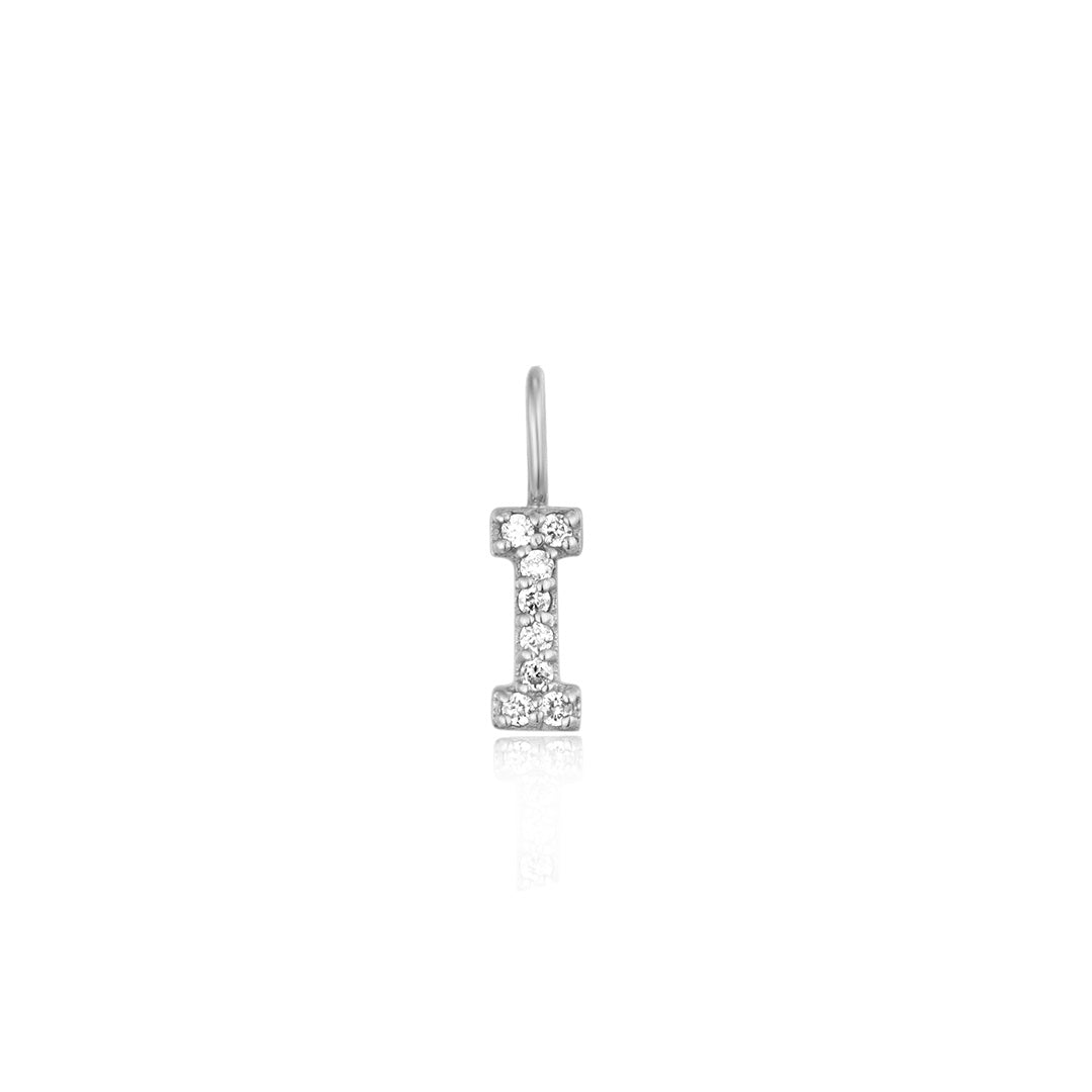 I | Diamond Initial Charm