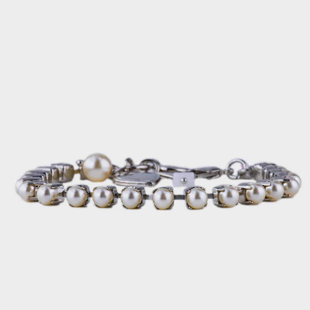 Round Petite Bracelet in "Cream Pearl"