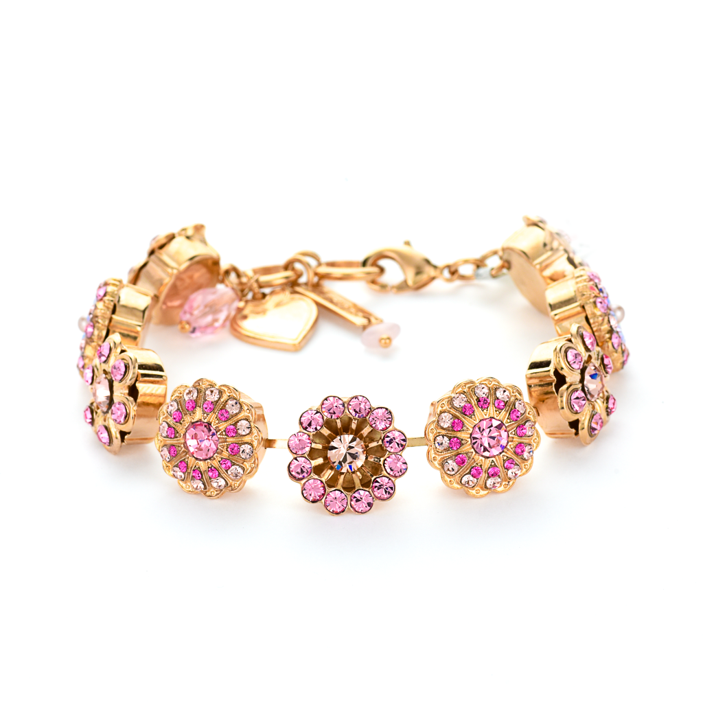 Extra Luxurious "Love" Rosette Bracelet