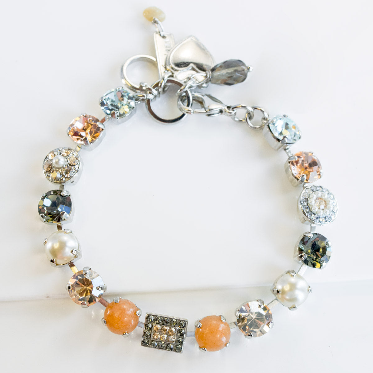 Mariana Must-Have "Earl Grey" Cluster & Pavé Bracelet