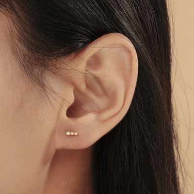 BEY | Graduated Bezel Diamond Studs