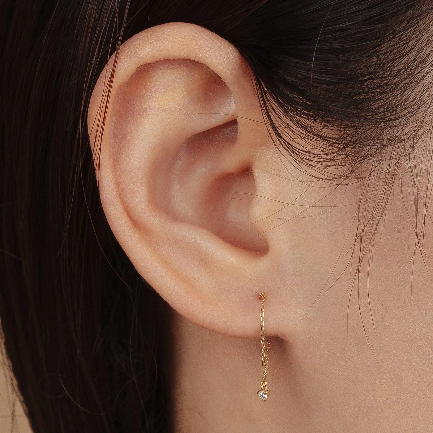 LAUREL | Diamond Chain Earrings