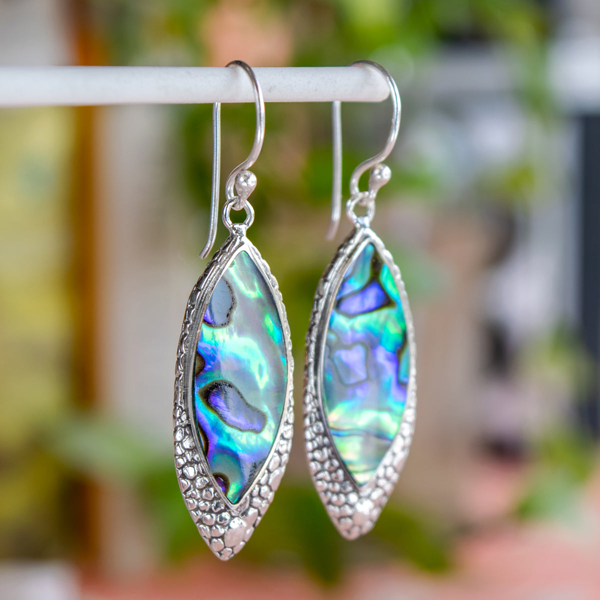 Marquise Sterling Silver Earrings