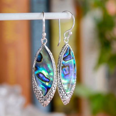 Marquise Sterling Silver Earrings