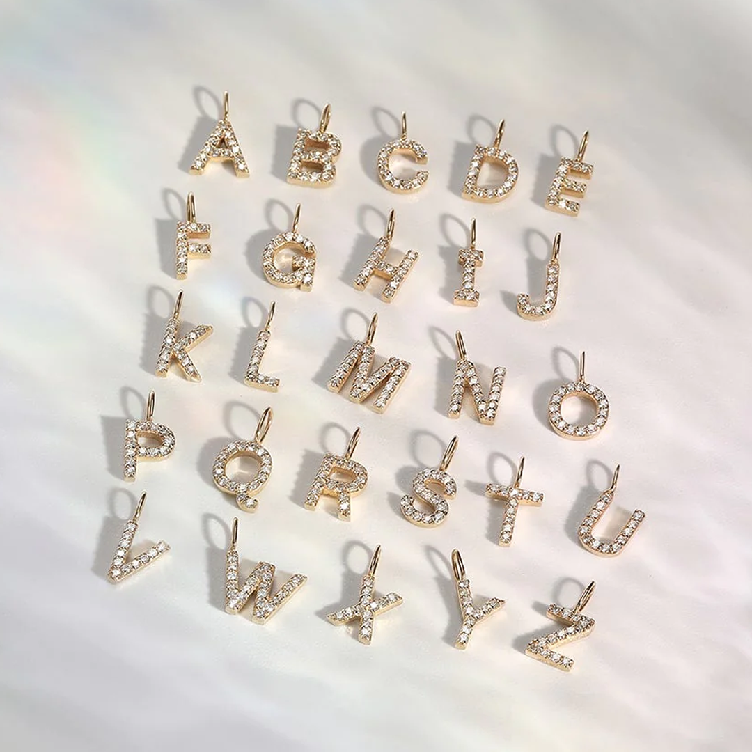 Y | Diamond Initial Charm